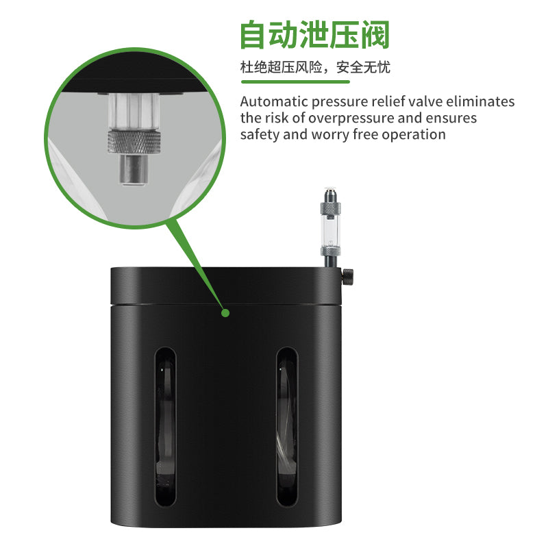 WYIN Smart CO₂ Generator Kit for Aquariums; a low-pressure CO₂ system for aquariums with a bubble generator,  suitable for setting up a CO₂ system in aquariums with aquatic plants