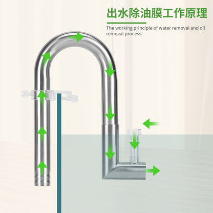 WY series silver color water inlet and outlet