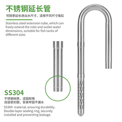 WY series silver color water inlet and outlet